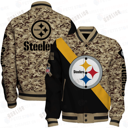 Pittsburgh Steelers - National Football League AOP Varsity Jacket V1