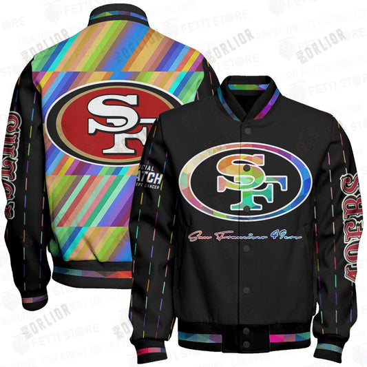 San Francisco 49ers - National Football League AOP Varsity Jacket V2