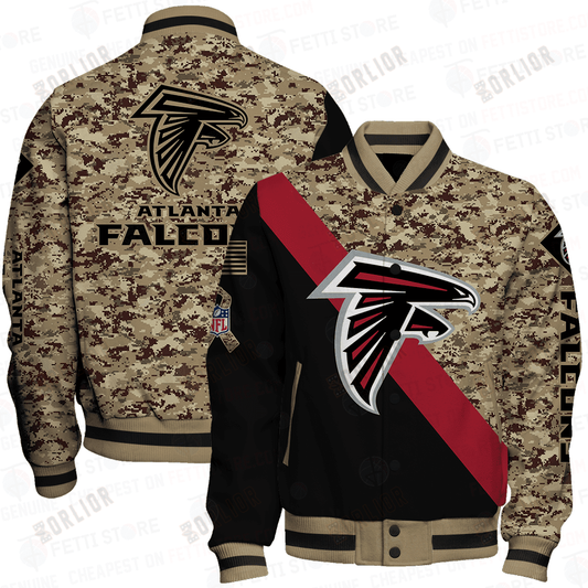 Atlanta Falcons - National Football League AOP Varsity Jacket V1