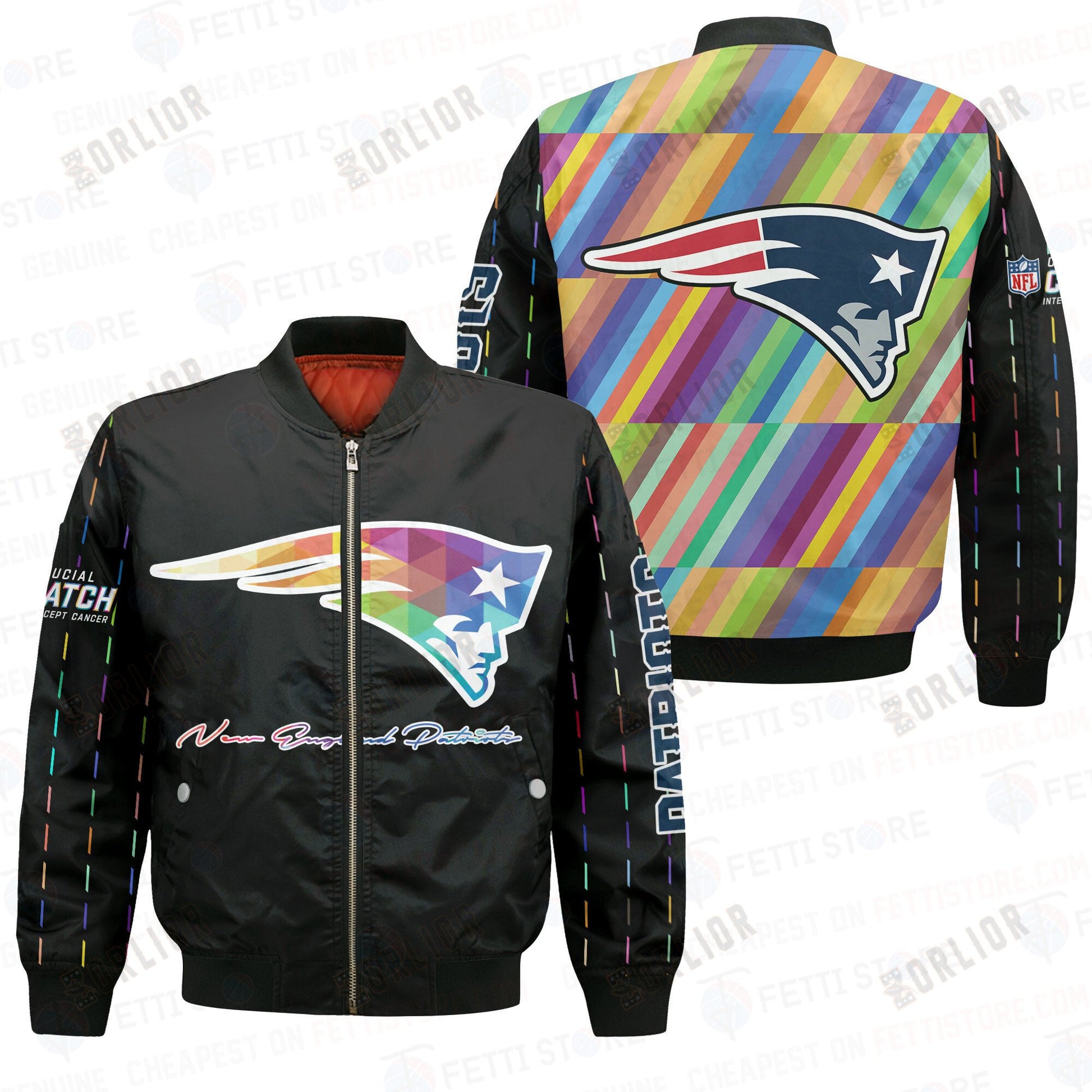 New England Patriots - National Football League AOP Bomber Jacket V2