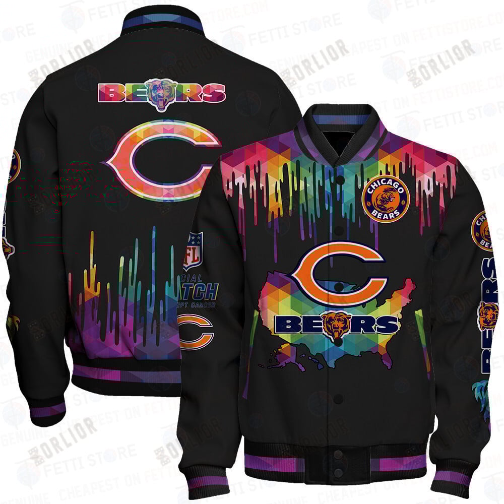Chicago Bears - National Football League AOP Varsity Jacket V3