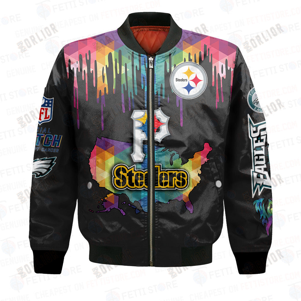 Pittsburgh Steelers - National Football League AOP Bomber Jacket V3