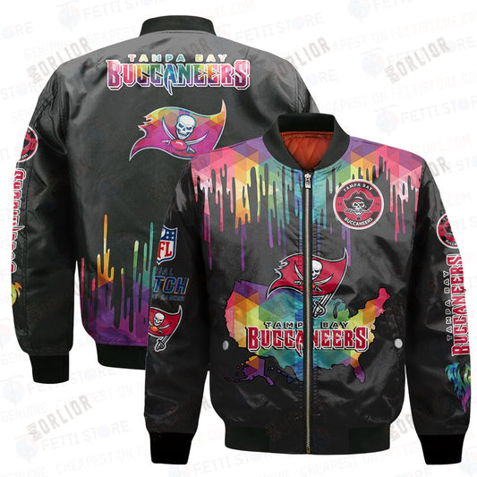 Tampa Bay Buccaneers - National Football League AOP Varsity Jacket V3