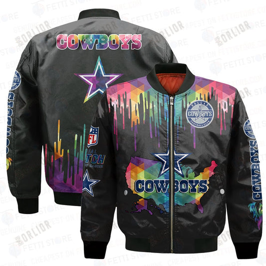 Denver Broncos - National Football League AOP Bomber Jacket V3