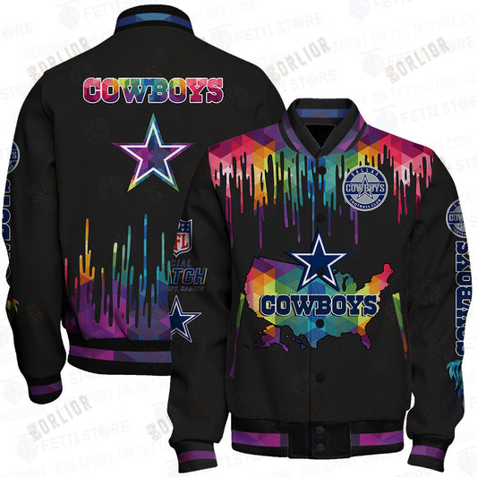 Dallas Cowboys - National Football League AOP Varsity Jacket V3