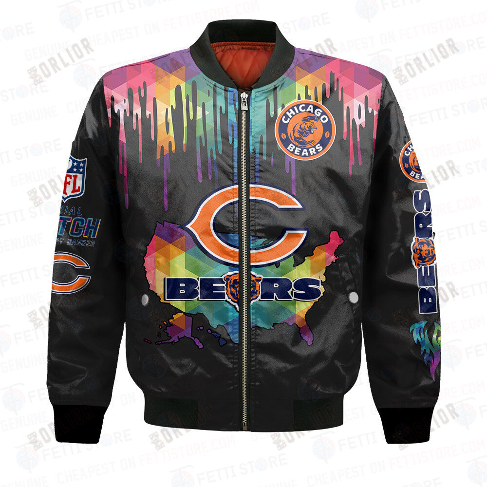 Chicago Bears - National Football League AOP Bomber Jacket V3