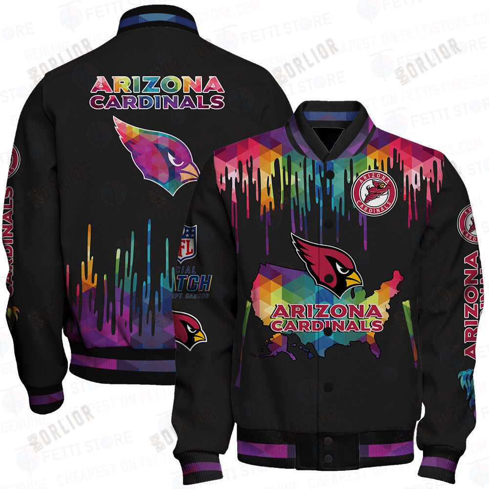 Arizona Cardinals - National Football League AOP Varsity Jacket V3