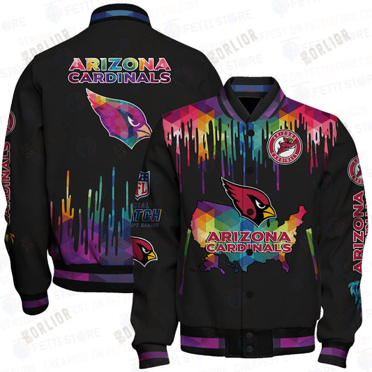 Arizona Cardinals - National Football League AOP Varsity Jacket V3