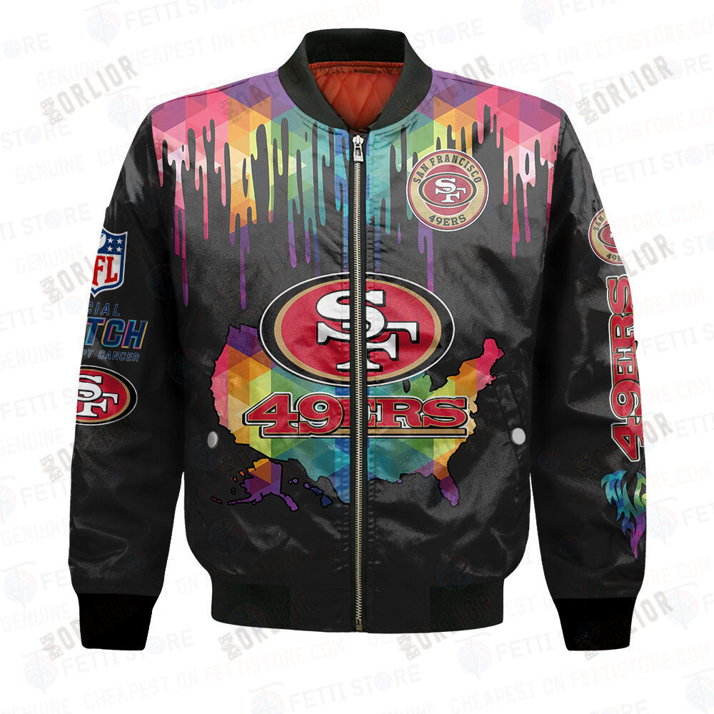 San Francisco 49ers - National Football League AOP Bomber Jacket V3