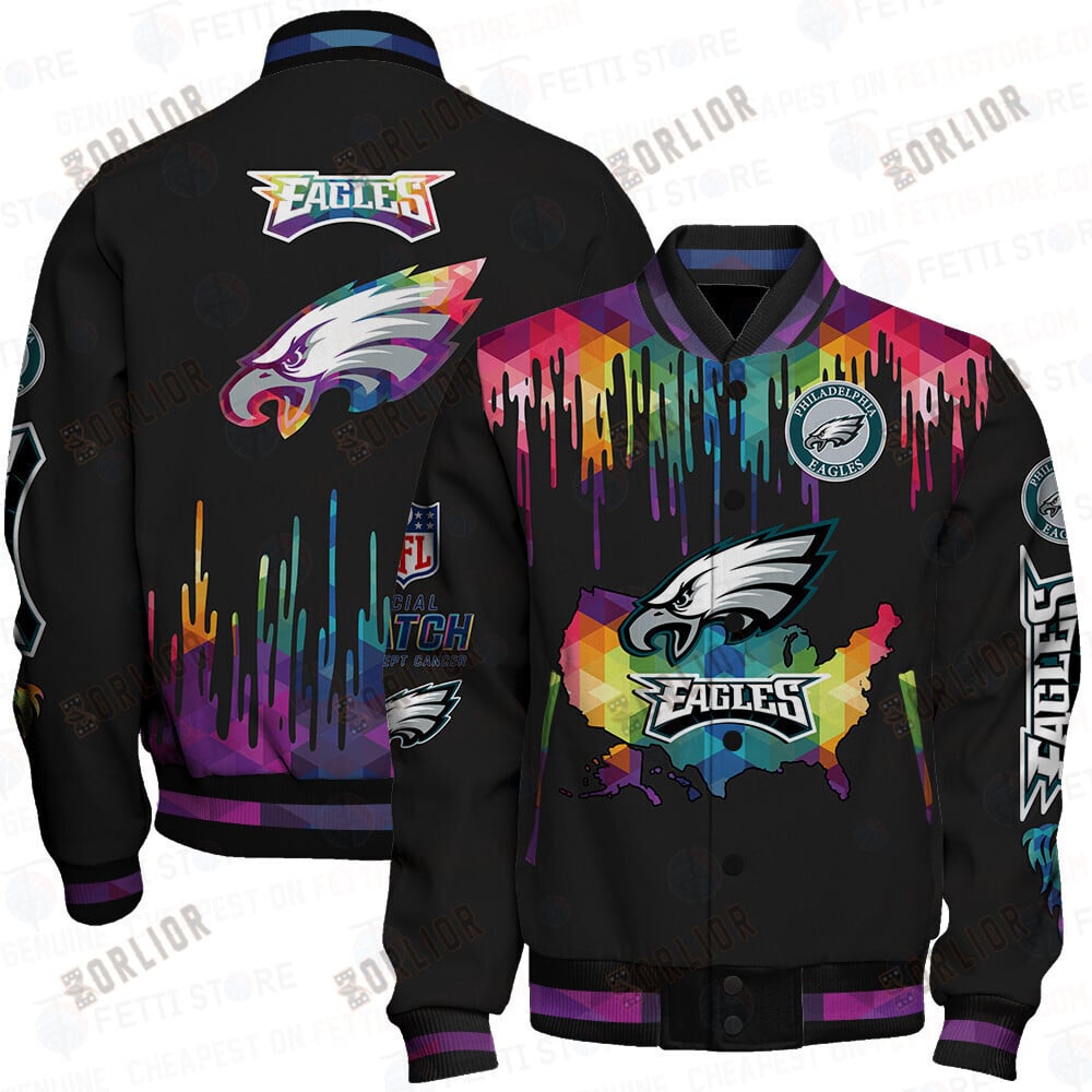 Philadelphia Eagles - National Football League AOP Varsity Jacket V3