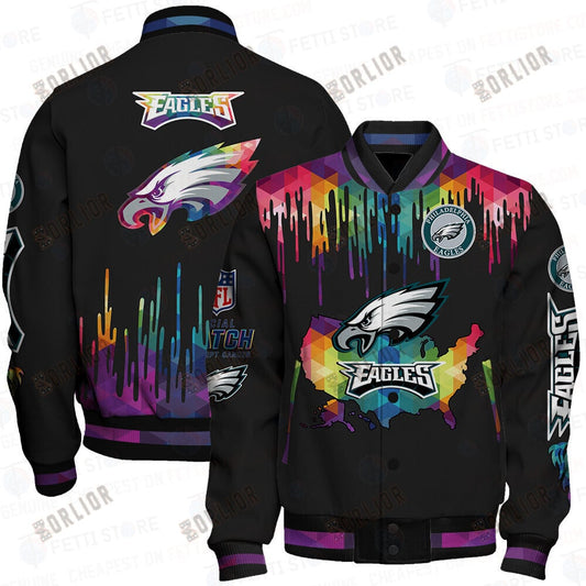 Philadelphia Eagles - National Football League AOP Varsity Jacket V3