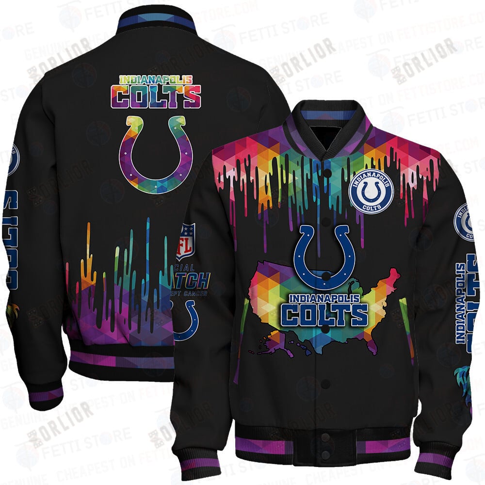 Indianapolis Colts - National Football League AOP Varsity Jacket V3