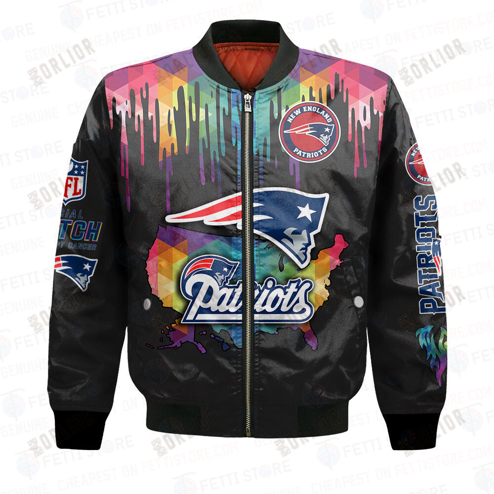 New England Patriots - National Football League AOP Bomber Jacket V3