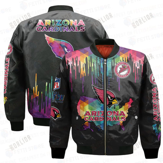 Arizona Cardinals - National Football League AOP Bomber Jacket V3