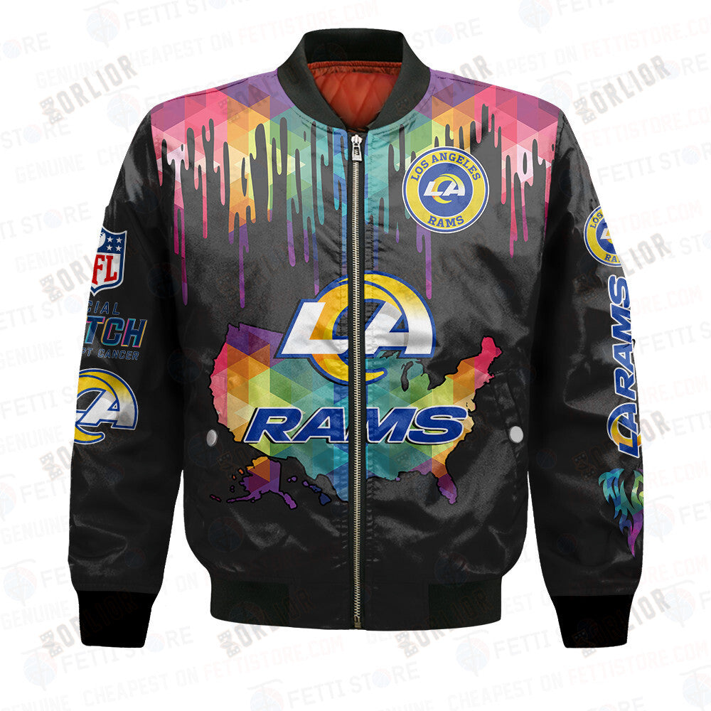 Los Angeles Rams - National Football League AOP Bomber Jacket V3
