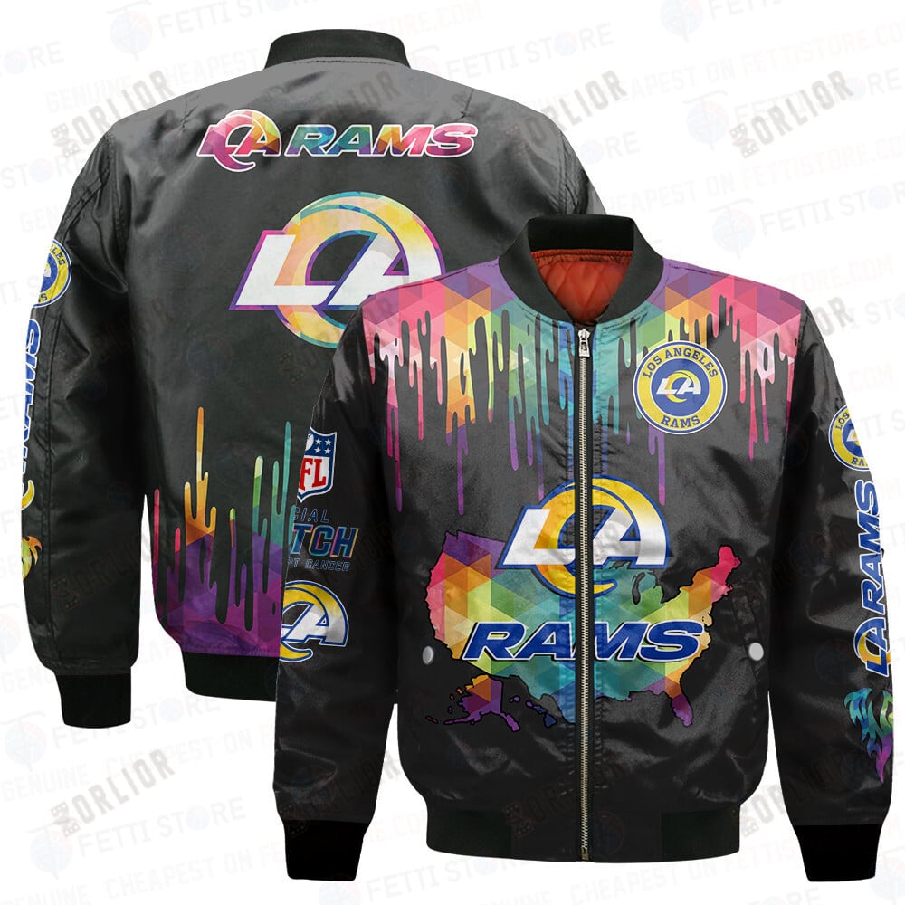 Los Angeles Rams - National Football League AOP Bomber Jacket V3