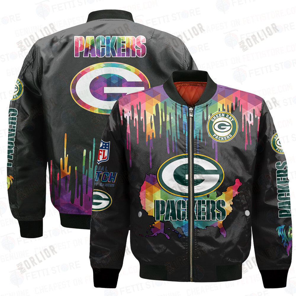 Green Bay Packers - National Football League AOP Bomber Jacket V3