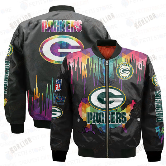 Green Bay Packers - National Football League AOP Bomber Jacket V3