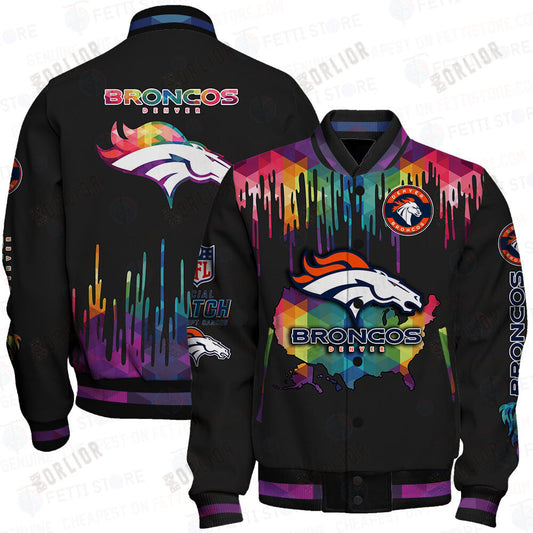 Denver Broncos - National Football League AOP Varsity Jacket V3