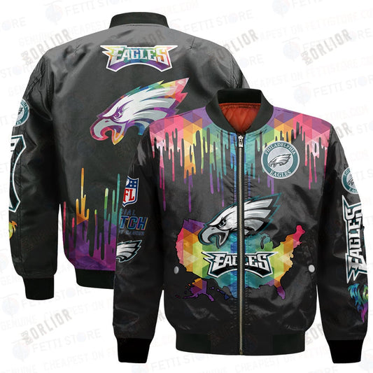 Philadelphia Eagles - National Football League AOP Bomber Jacket V3