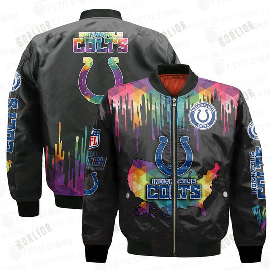 Indianapolis Colts - National Football League AOP Bomber Jacket V3