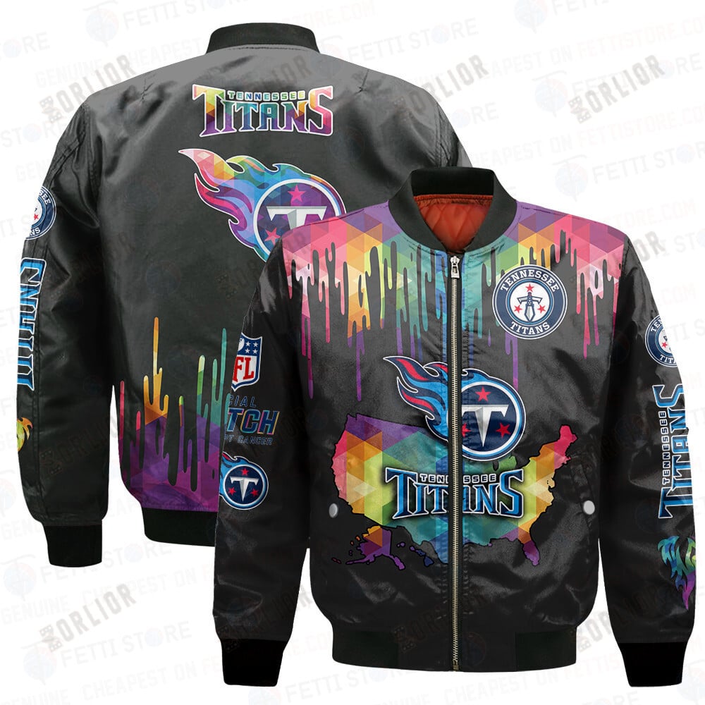 Tennessee Titans - National Football League AOP Bomber Jacket V3