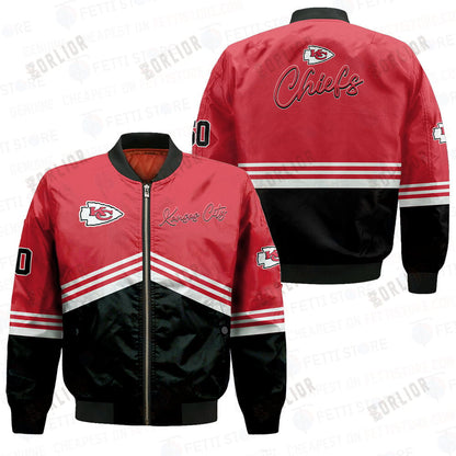 Kansas City Chiefs - National Football League AOP Bomber Jacket V4
