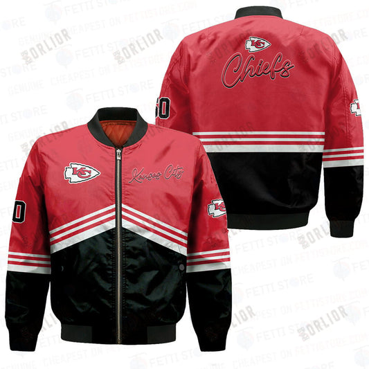Kansas City Chiefs - National Football League AOP Bomber Jacket V4