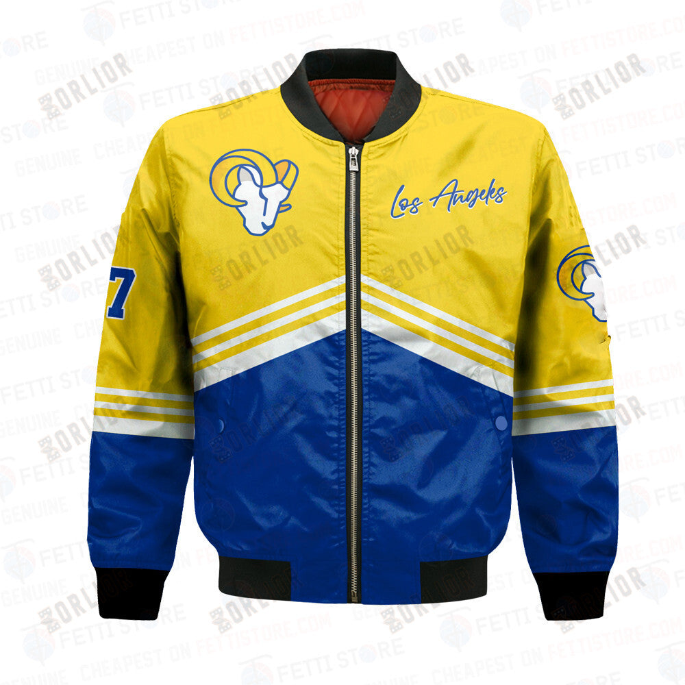 Los Angeles Rams - National Football League AOP Bomber Jacket V4