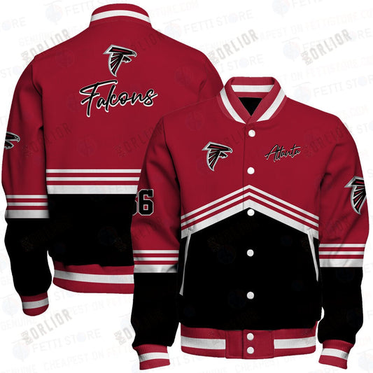 Atlanta Falcons - National Football League AOP Varsity Jacket V4