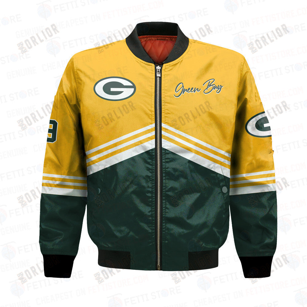 Green Bay Packers - National Football League AOP Bomber Jacket V4
