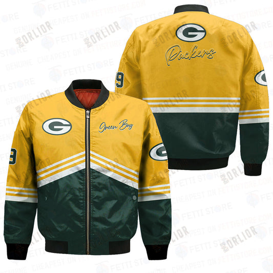 Green Bay Packers - National Football League AOP Bomber Jacket V4