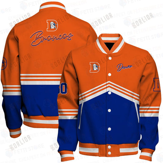 Denver Broncos - National Football League AOP Varsity Jacket V4