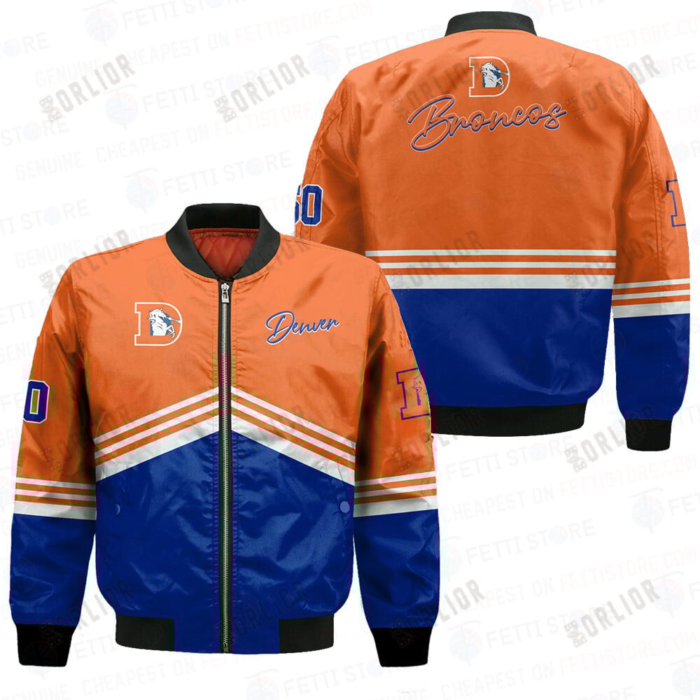 Denver Broncos - National Football League AOP Bomber Jacket V4