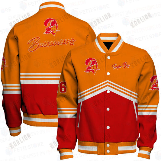 Tampa Bay Buccaneers - National Football League AOP Varsity Jacket V4
