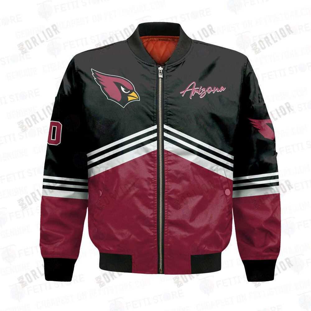 Arizona Cardinals - National Football League AOP Bomber Jacket V4