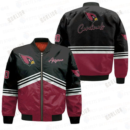 Arizona Cardinals - National Football League AOP Bomber Jacket V4
