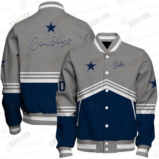 Dallas Cowboys - National Football League AOP Varsity Jacket V4