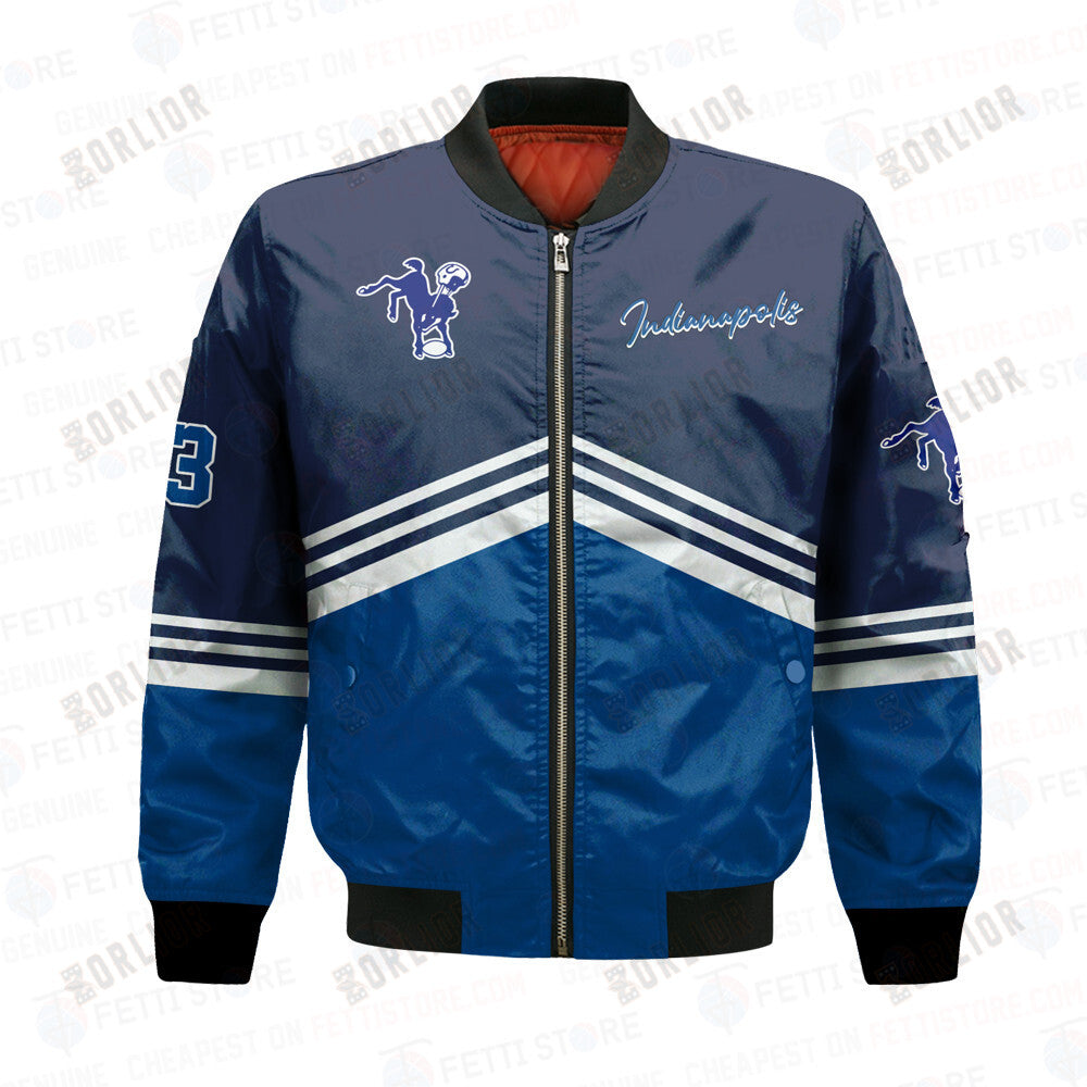 Indianapolis Colts - National Football League AOP Bomber Jacket V4
