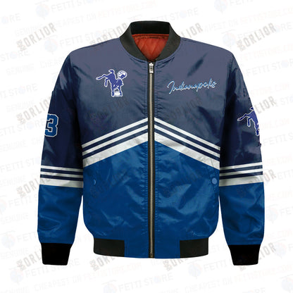 Indianapolis Colts - National Football League AOP Bomber Jacket V4