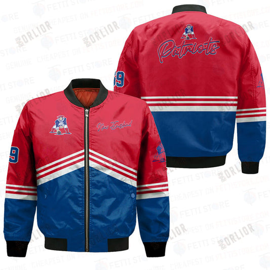 New England Patriots - National Football League AOP Bomber Jacket V4