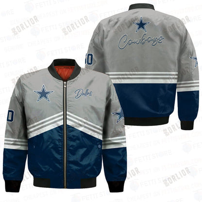 Dallas Cowboys - National Football League AOP Bomber Jacket V4
