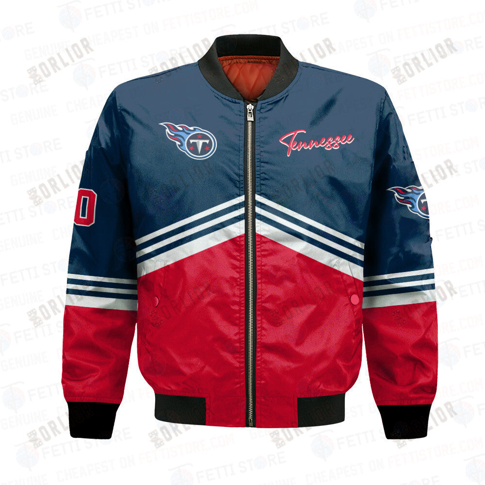 Tennessee Titans - National Football League AOP Bomber Jacket V4