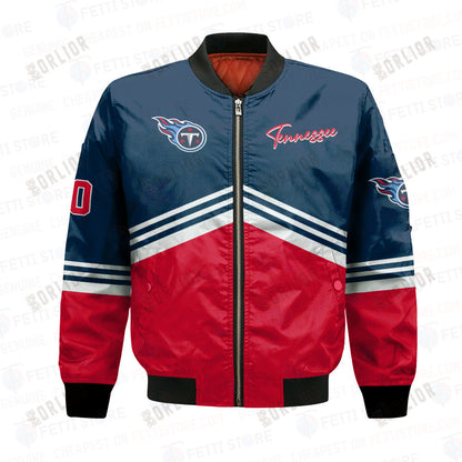 Tennessee Titans - National Football League AOP Bomber Jacket V4
