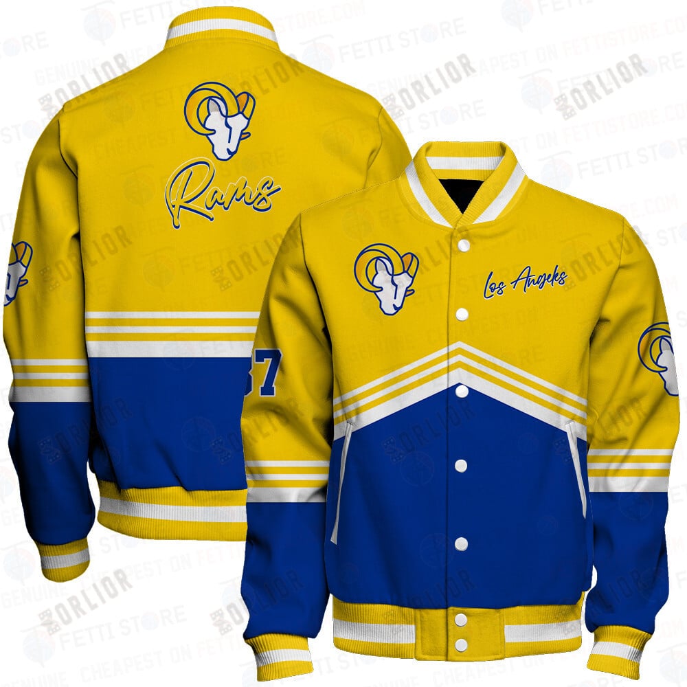 Los Angeles Rams - National Football League AOP Varsity Jacket V4