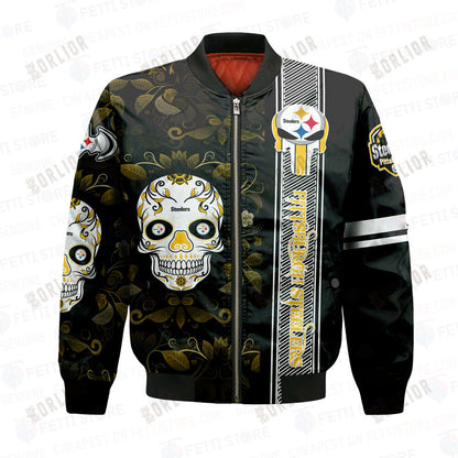 Pittsburgh Steelers - National Football League AOP Bomber Jacket STM V1