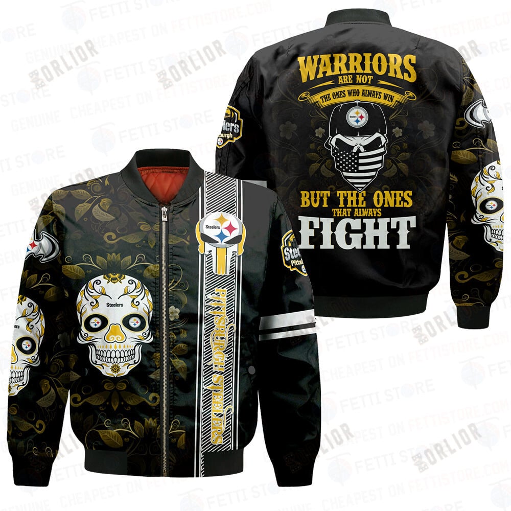 Pittsburgh Steelers - National Football League AOP Bomber Jacket STM V1