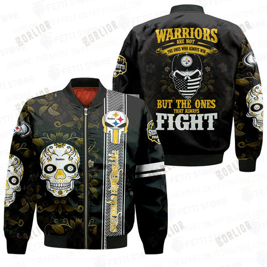 Pittsburgh Steelers - National Football League AOP Bomber Jacket STM V1