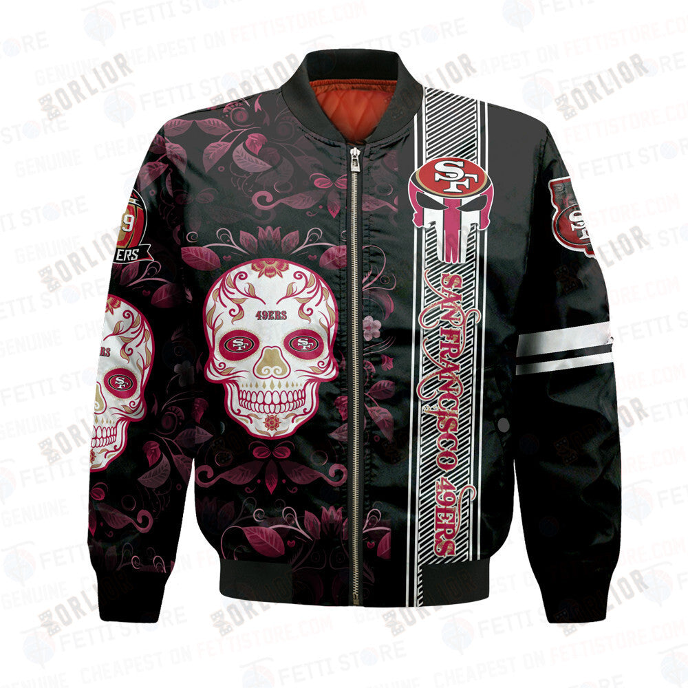 San Francisco 49ers - National Football League AOP Bomber Jacket STM V1