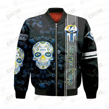 Los Angeles Rams - National Football League AOP Bomber Jacket STM V1